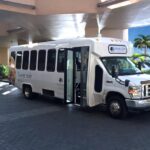Which transportation services provide shuttles for Miami convention center attendees?